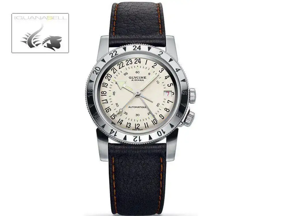 1-Automatic-Watch-GMT-White-GL-293-Leather-strap-1.webp