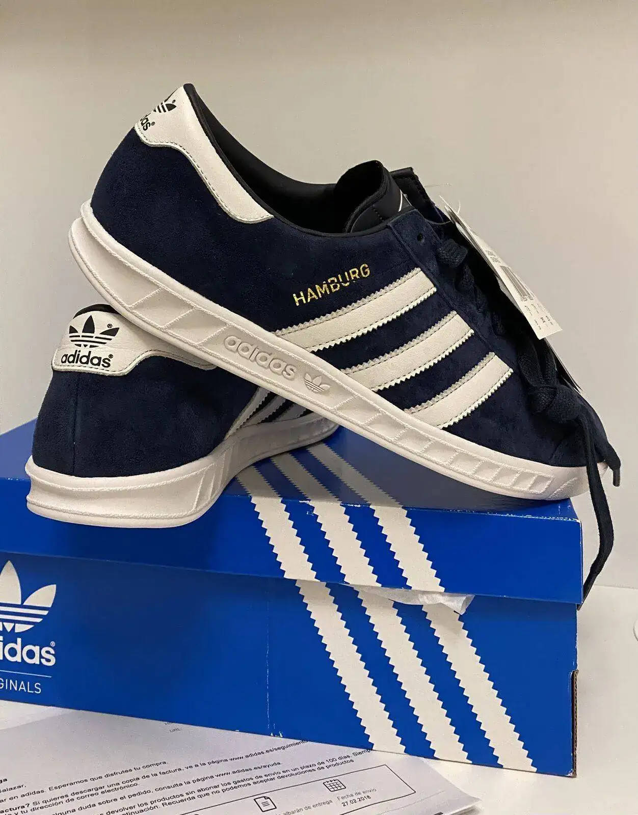 Adidas HAMBURG (tipo Gazzelle) Azul marino 55€ Envío incluido - Talla 41  1/3 | Relojes Especiales, EL foro de relojes