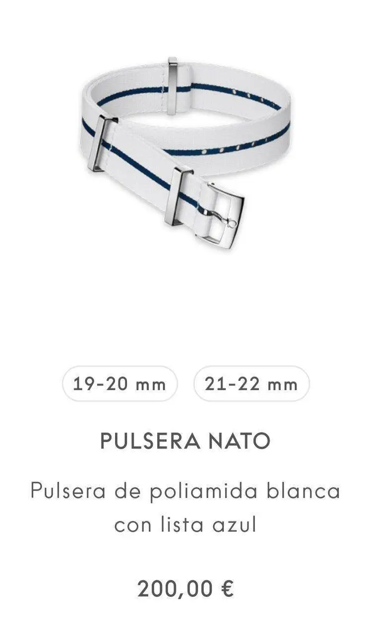 Pulsera discount nato omega