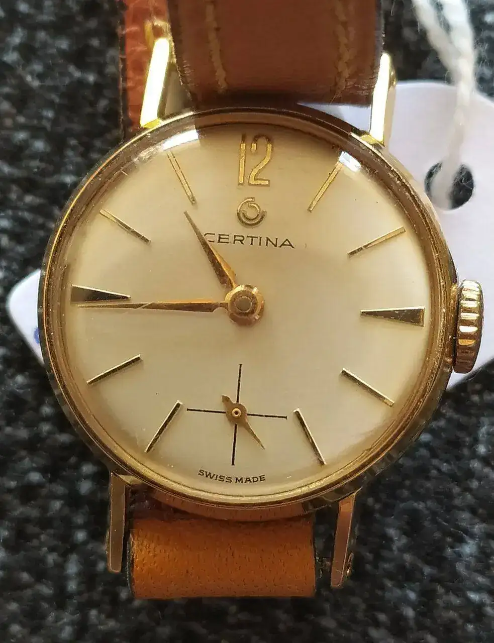 Montre Vintage Certina Jubilé 23-30 - Mécanique Manuel, Années 1960, Cadran Rectangulaire, Neuf Sans Écrin