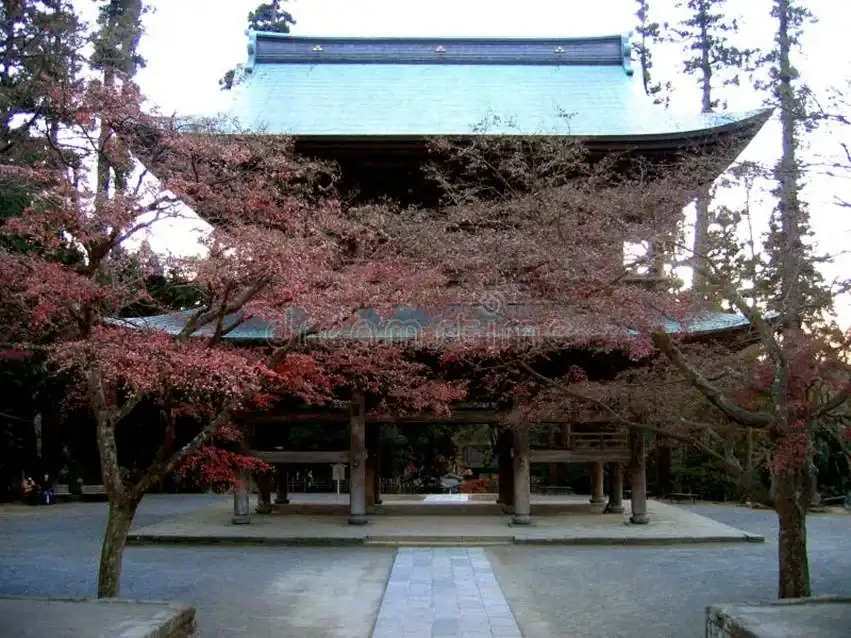 Templo Engakuji - Kamakura, Japón foto de archivo