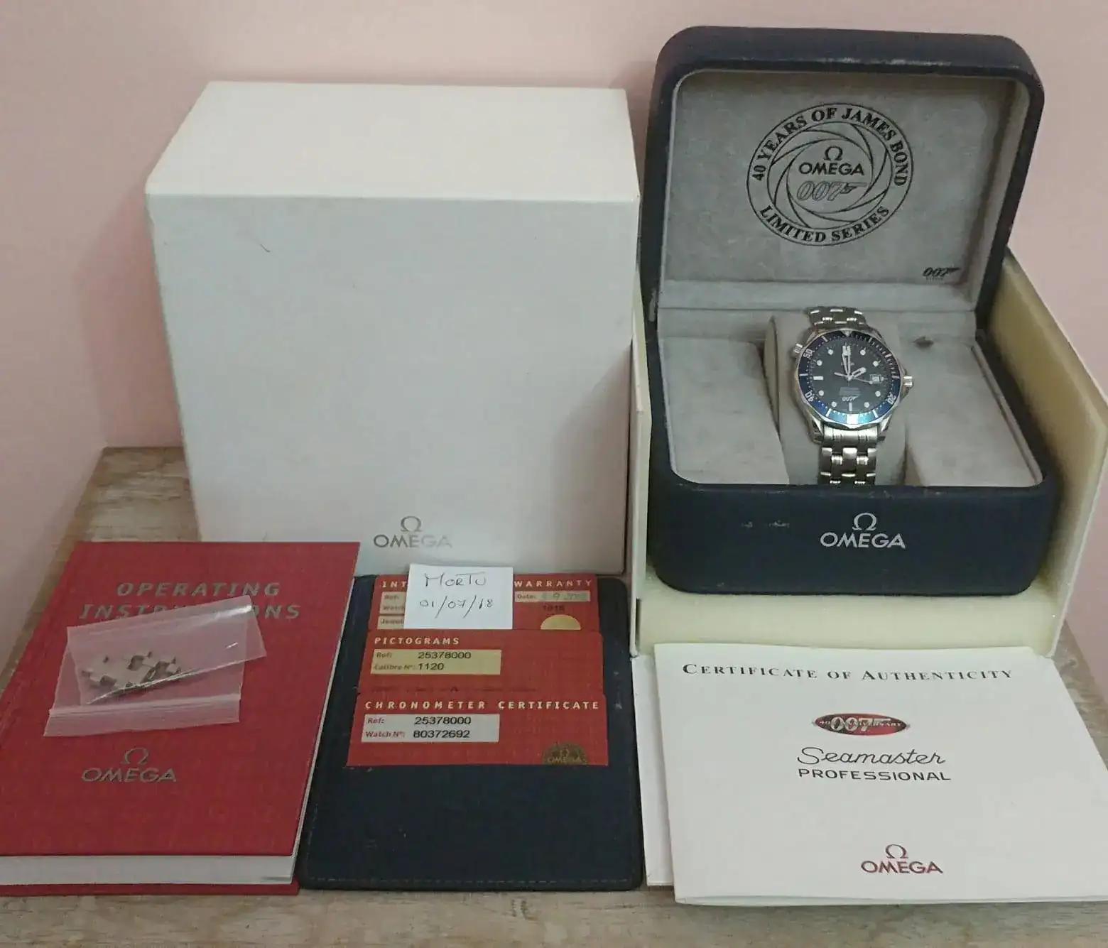 Omega 007 edicion limitada new arrivals