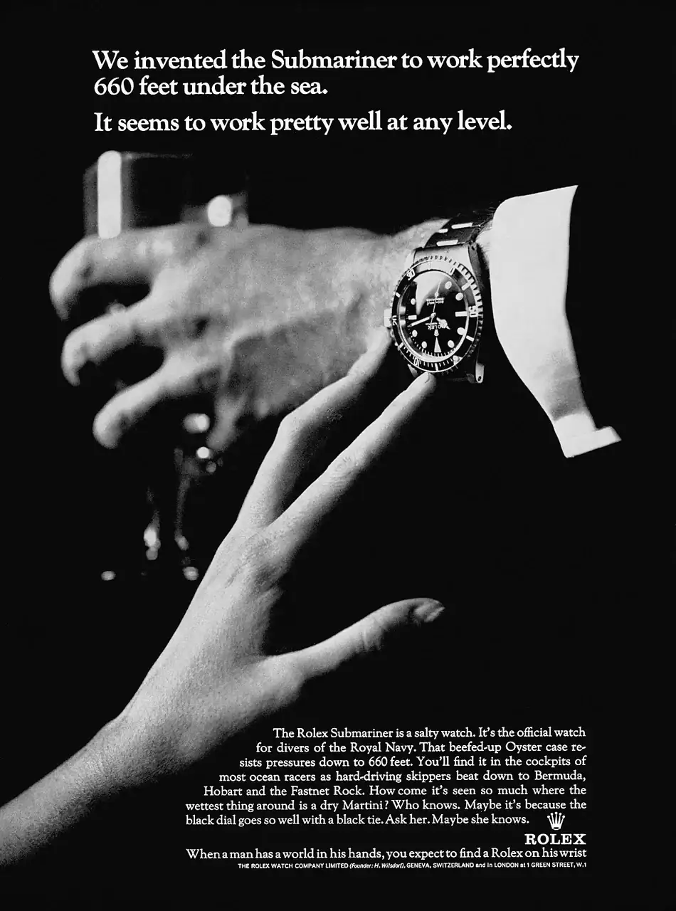 1966 Rolex Submariner Advertisement.webp