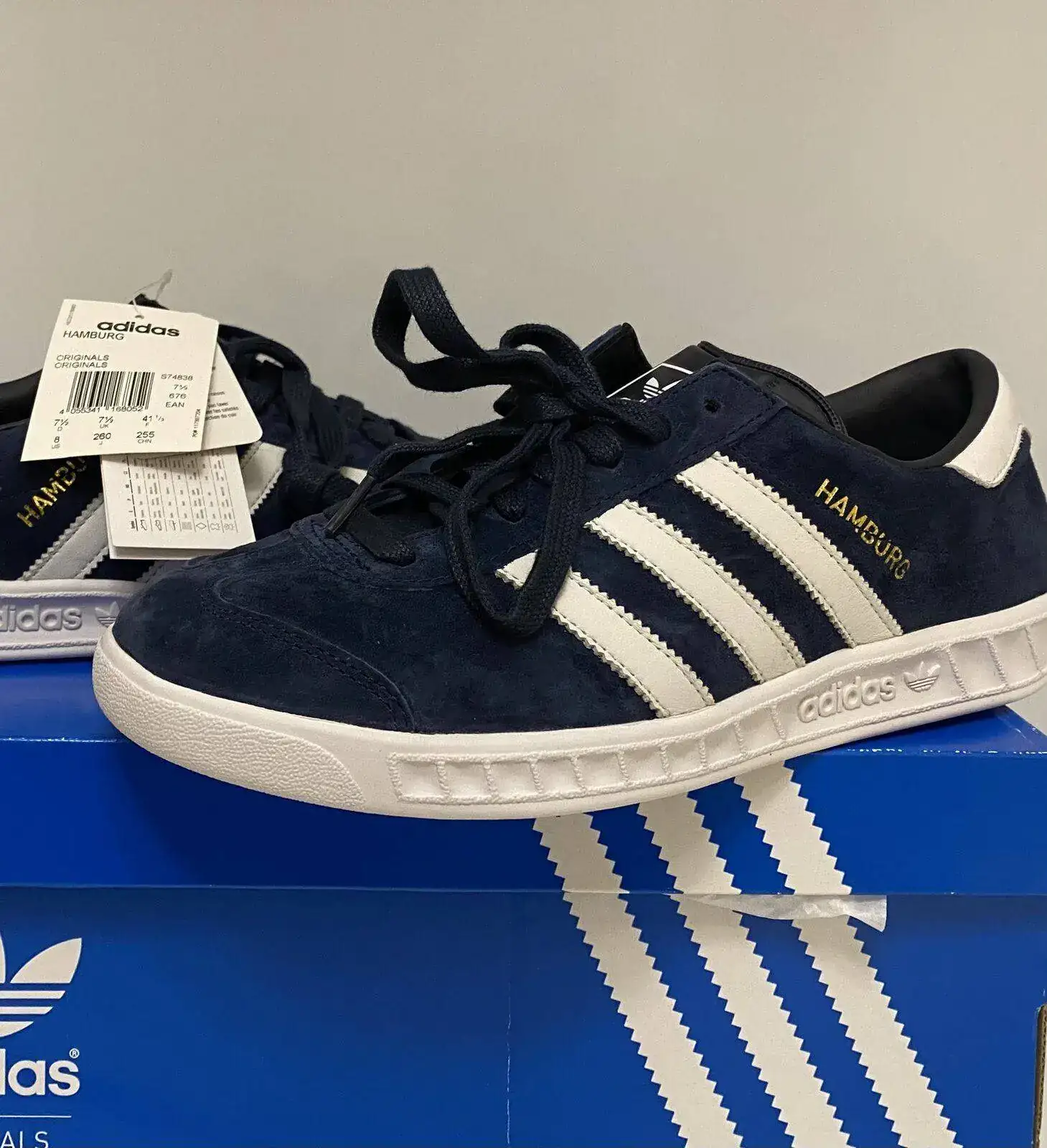 Adidas HAMBURG (tipo Gazzelle) Azul marino 55€ Envío incluido - Talla 41  1/3 | Relojes Especiales, EL foro de relojes