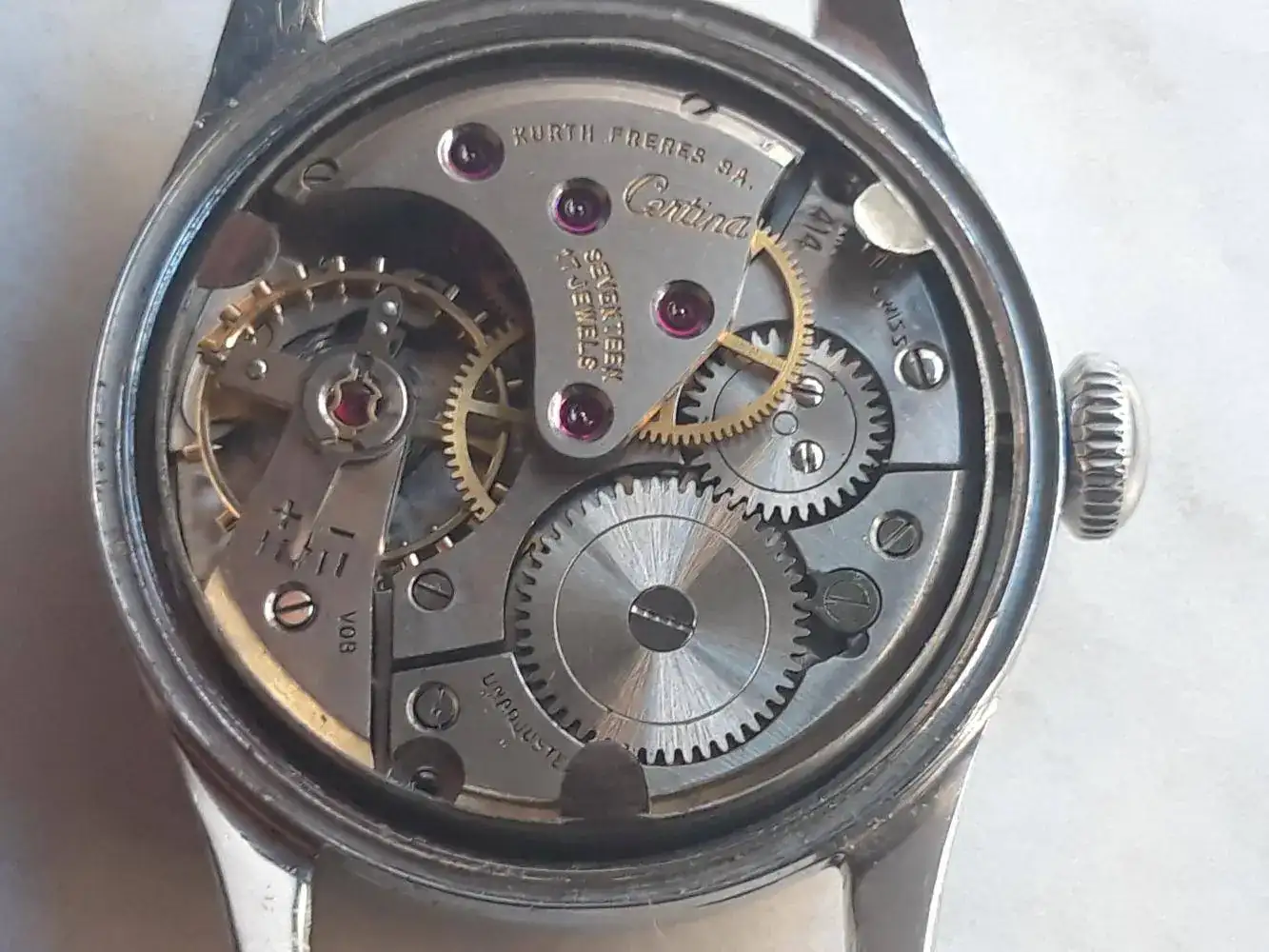 CERTINA ''KURTH FRERES'' Orologio Vintage Cal.330 EUR 120,00 - IT