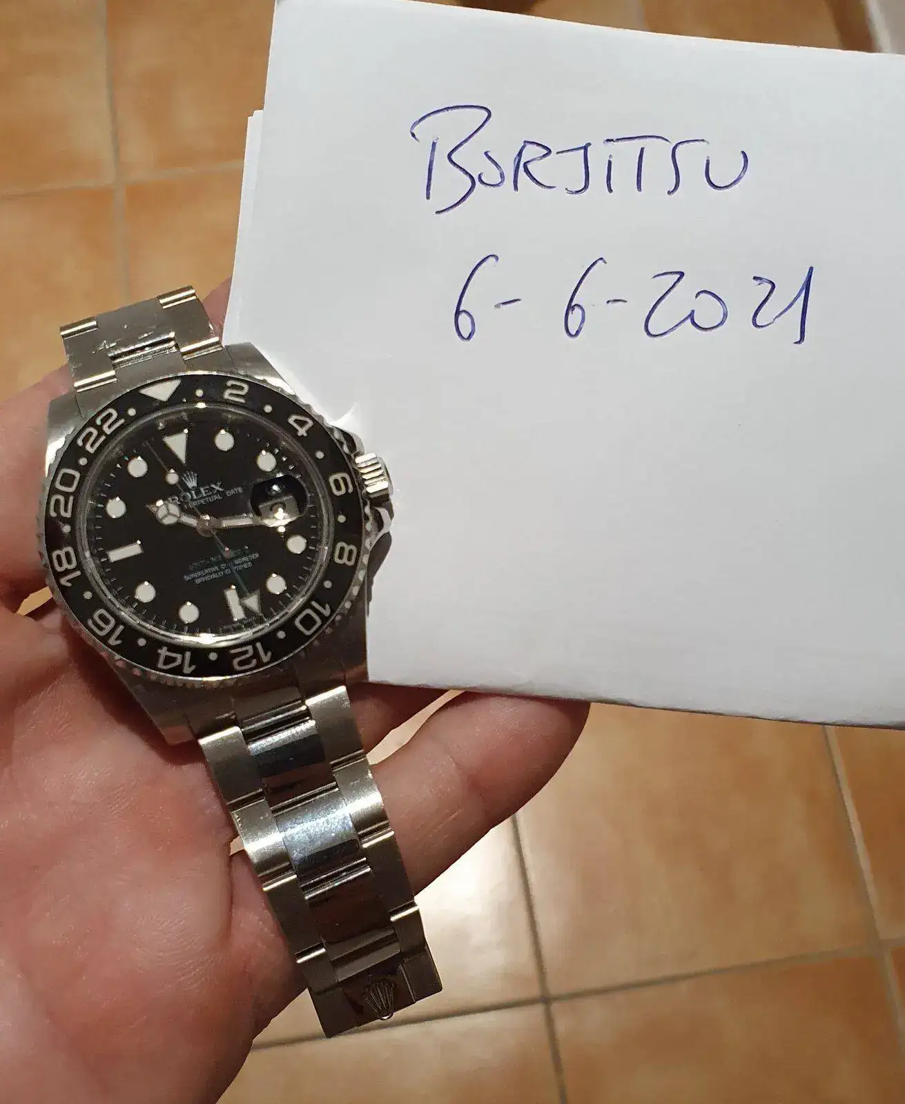 Vendo rolex gmt master deals 2