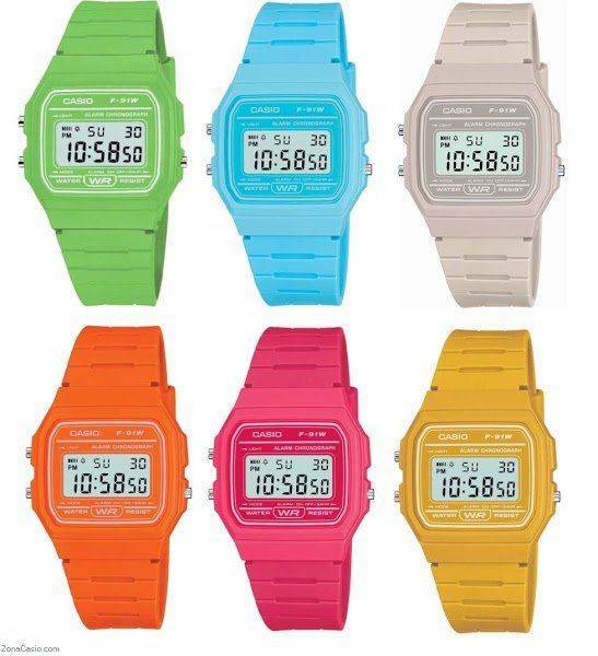 Casio F91W de colores | Relojes Especiales, EL foro de relojes