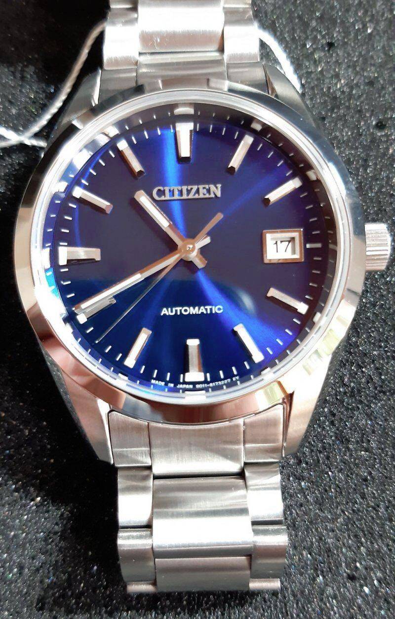 reloj automático hombre Citizen NB1050-59L JDM 38mm dial azul