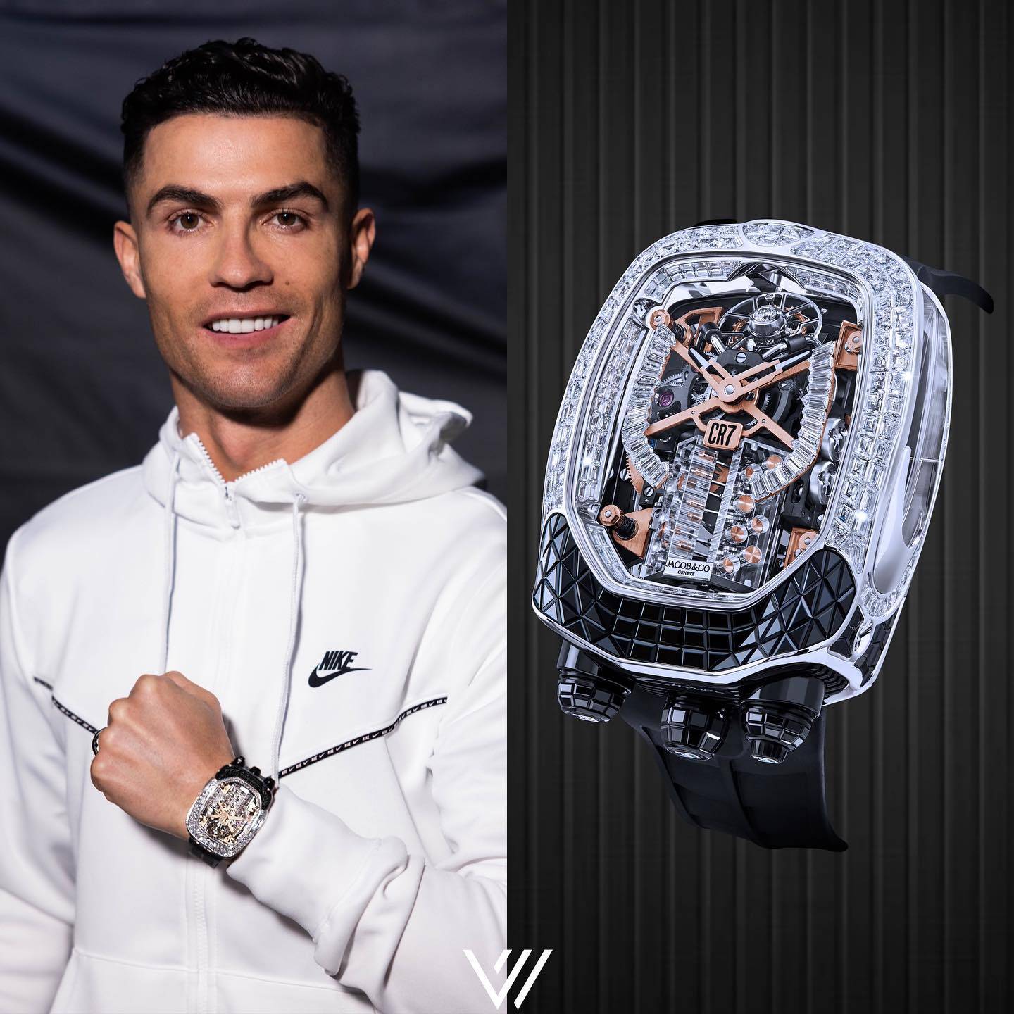 Cristiano Ronaldo con 'su' Jacob & Co Bugatti Chiron Tourbillon CR7 de  u$s1.000.000 | Relojes Especiales, EL foro de relojes