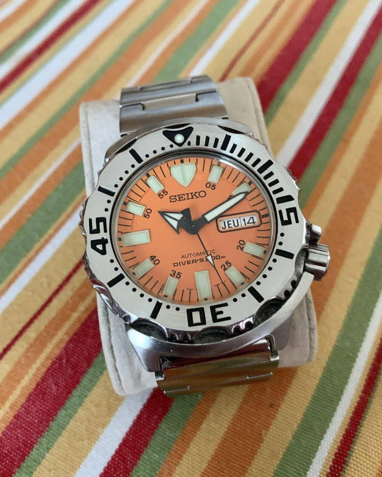 Seiko monster naranja hot sale