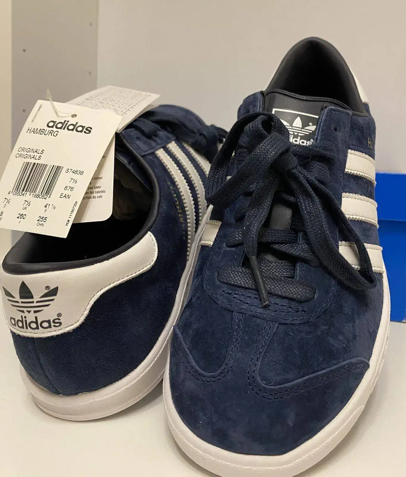 Adidas HAMBURG (tipo Gazzelle) Azul marino 55€ Envío incluido - Talla 41 1/3  | Relojes Especiales, EL foro de relojes