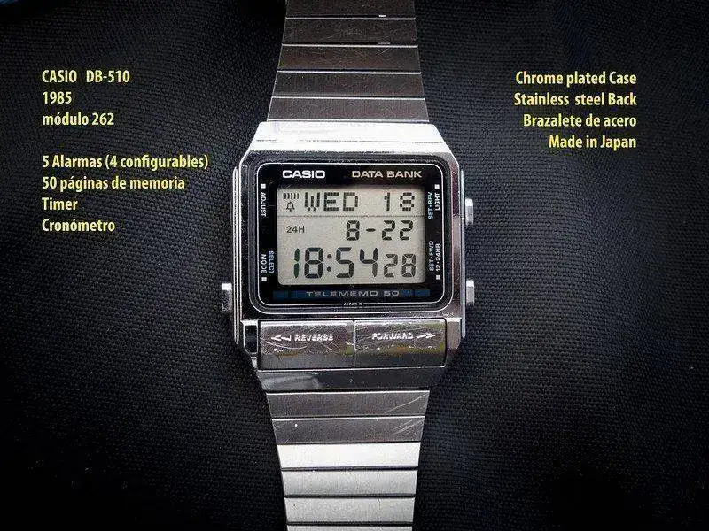 CASIO DB 510 El smart watch de los 80 review en cuatro fotos Relojes Especiales EL foro de relojes