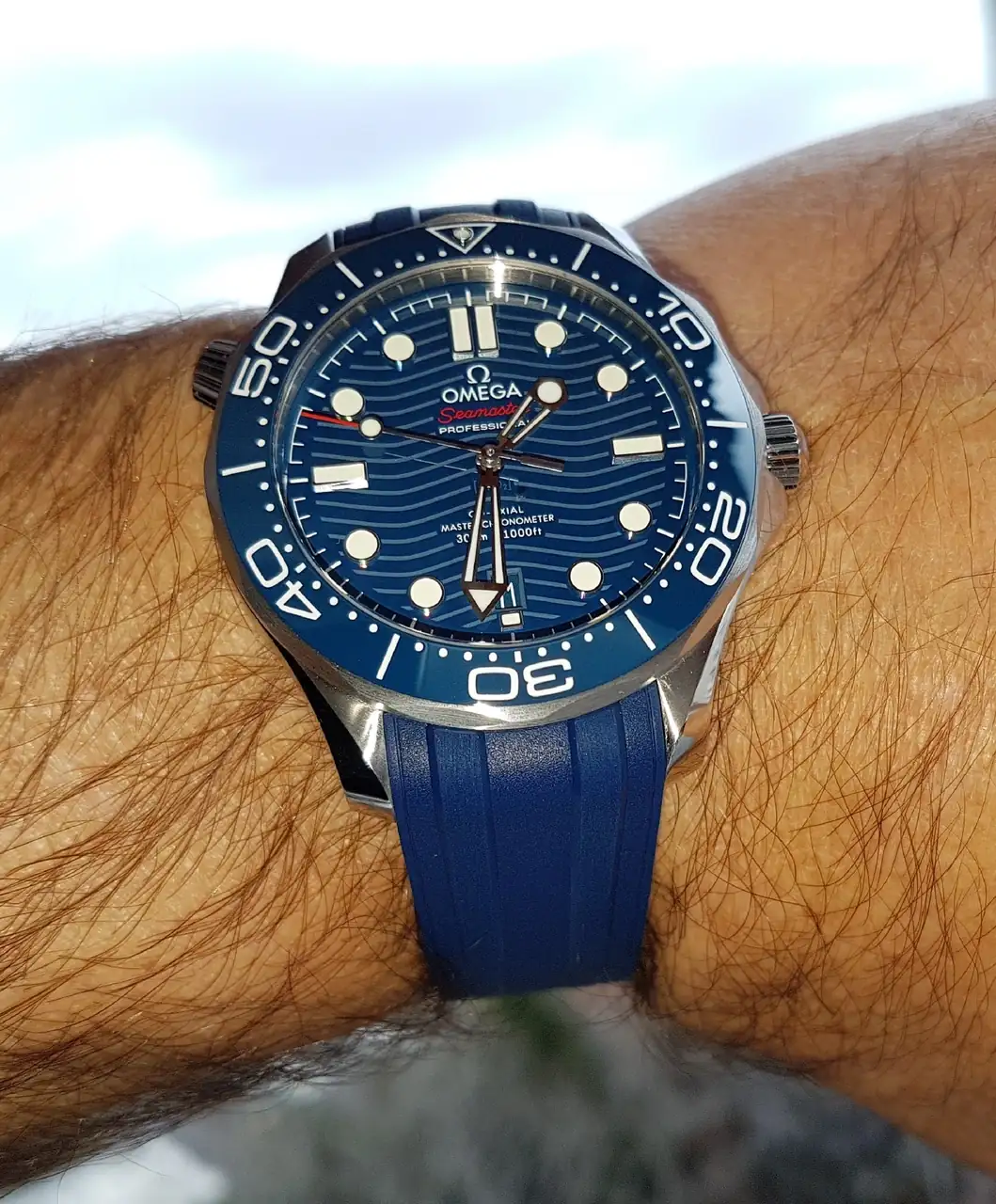 3952. Ω Seamaster Professional Diver 300M Co-Axial Master Chronometer 42mm Cal. 8800 Blue.webp