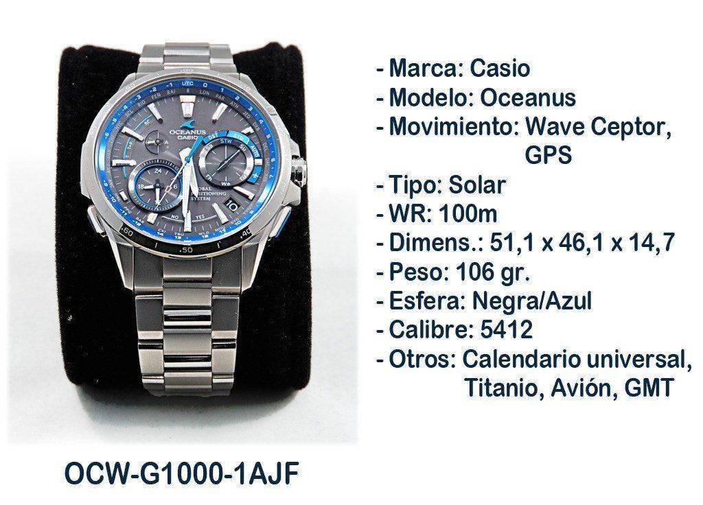 Otra joya de Casio. Oceanus OCW-G1000-1AJF | Relojes Especiales, EL foro de  relojes