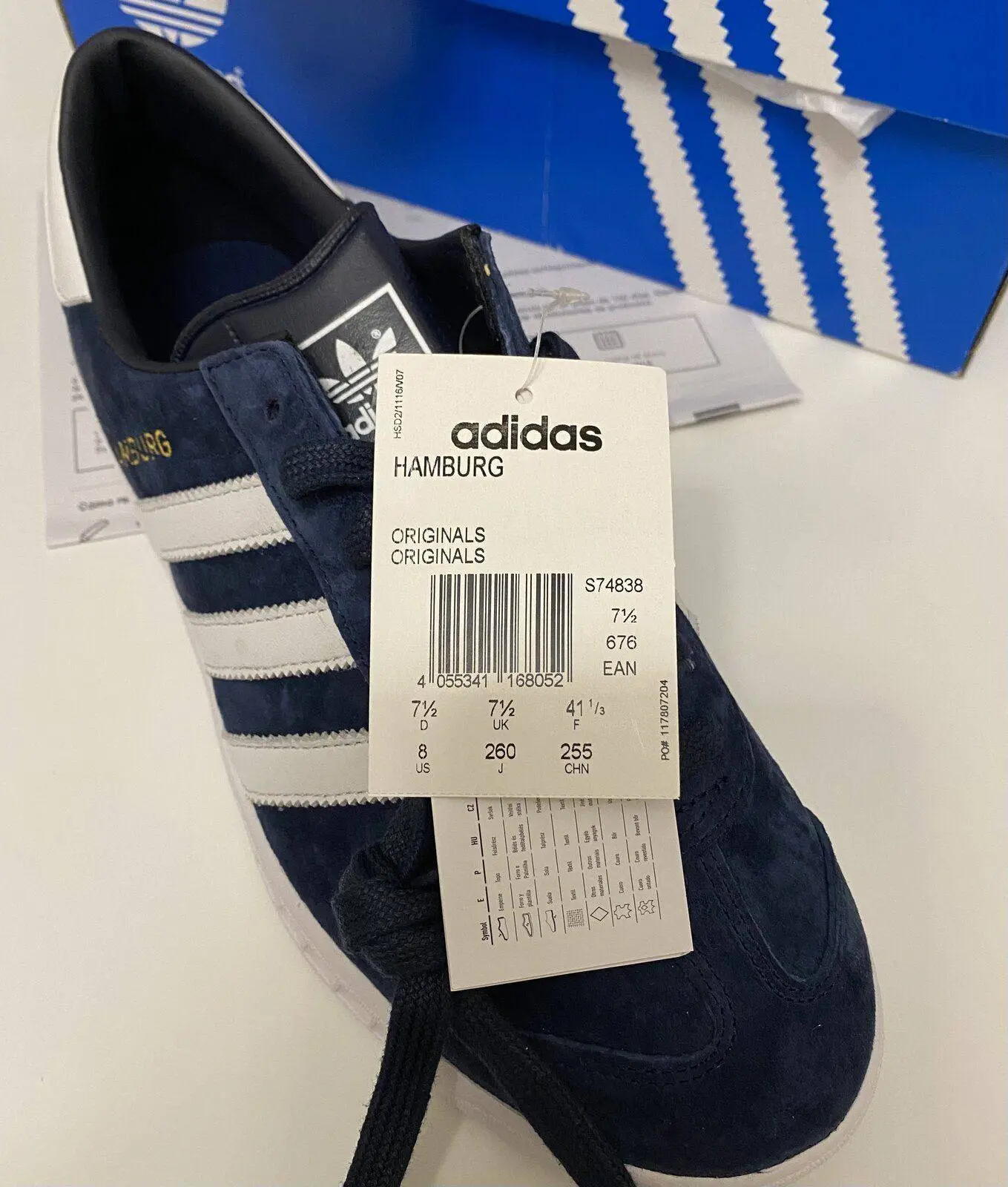 adidas hamburg azul marino