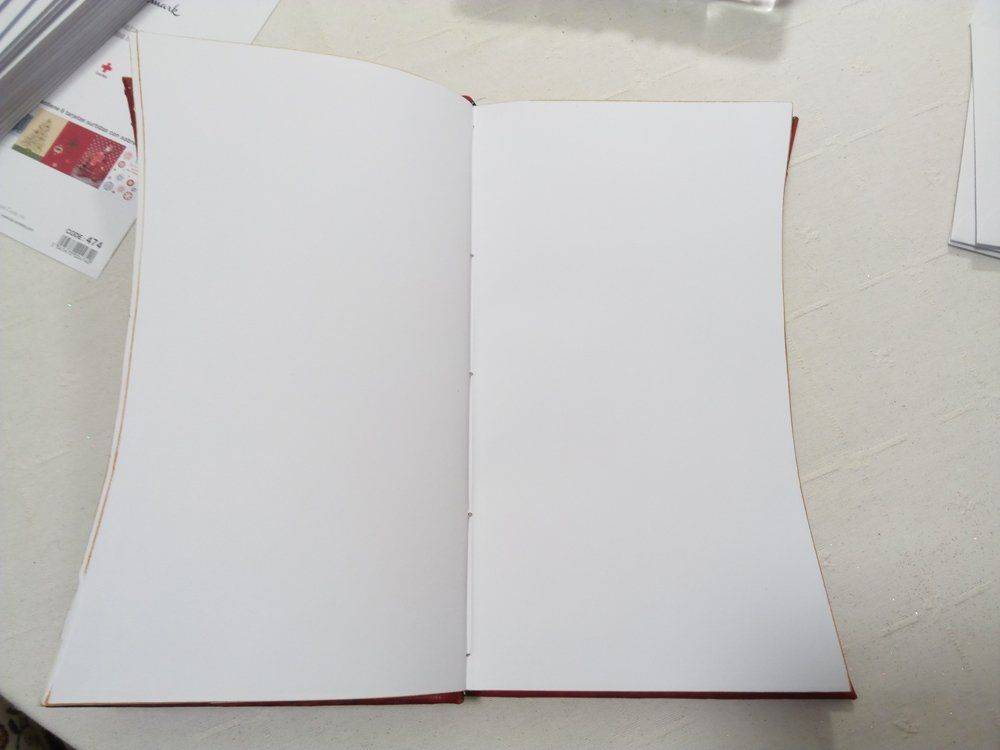Cuaderno Sahara - Cuaderno abierto - Cuaderno Sahara - cuaderno abierto. hojas blancas