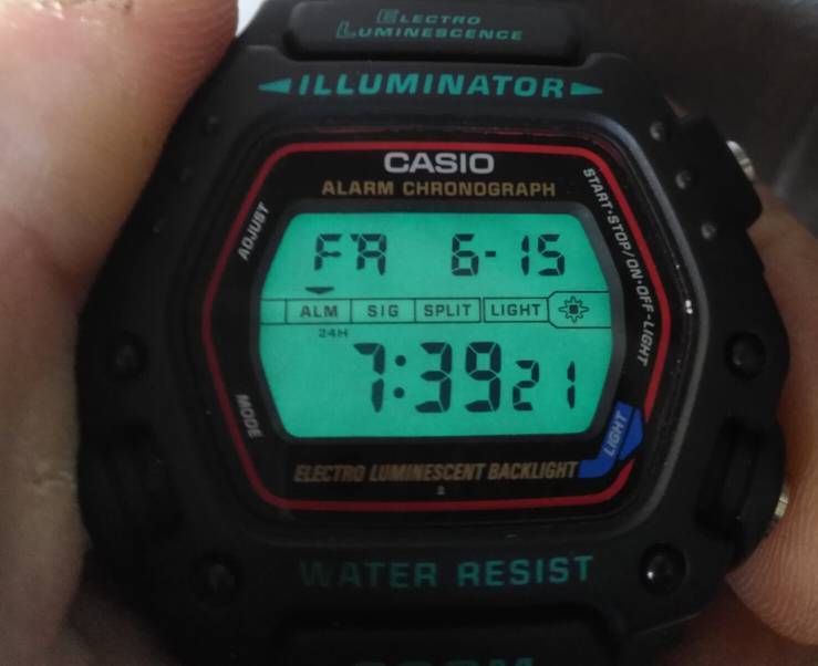 CASIO DW 290-1 ¿tiene la luz azul o verde? (el reloj de Mission Impossible)  | Relojes Especiales, EL foro de relojes