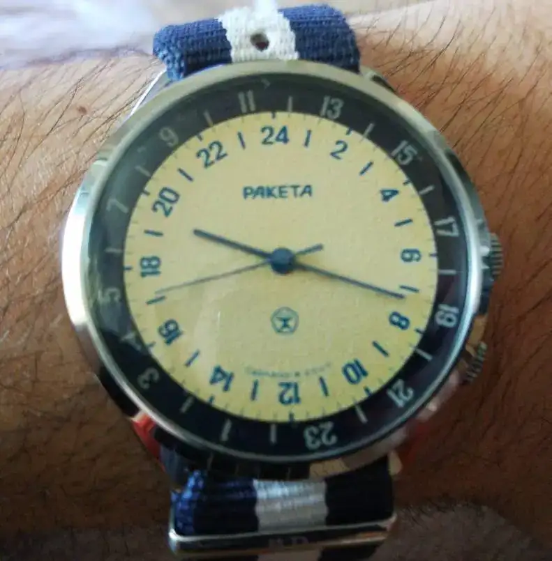Mi primer rusito Raketa 24 horas Relojes Especiales EL foro de