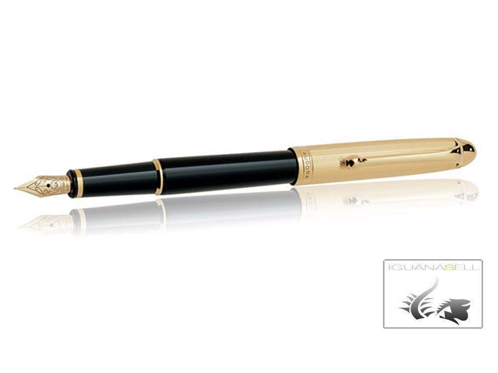 88-Small-Fountain-Pen-Black-Resin-Gold-trim-811--1.jpg