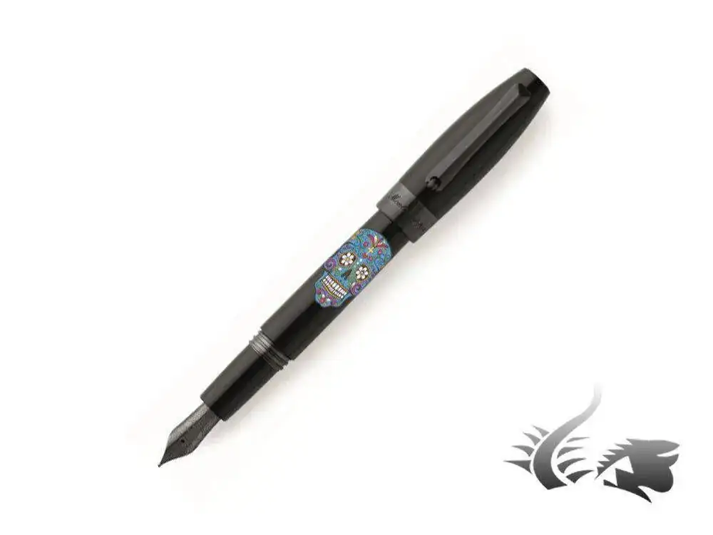 a-Dia-de-los-Muertos-Fountain-Pen-Blue-Ruthenium-1.webp