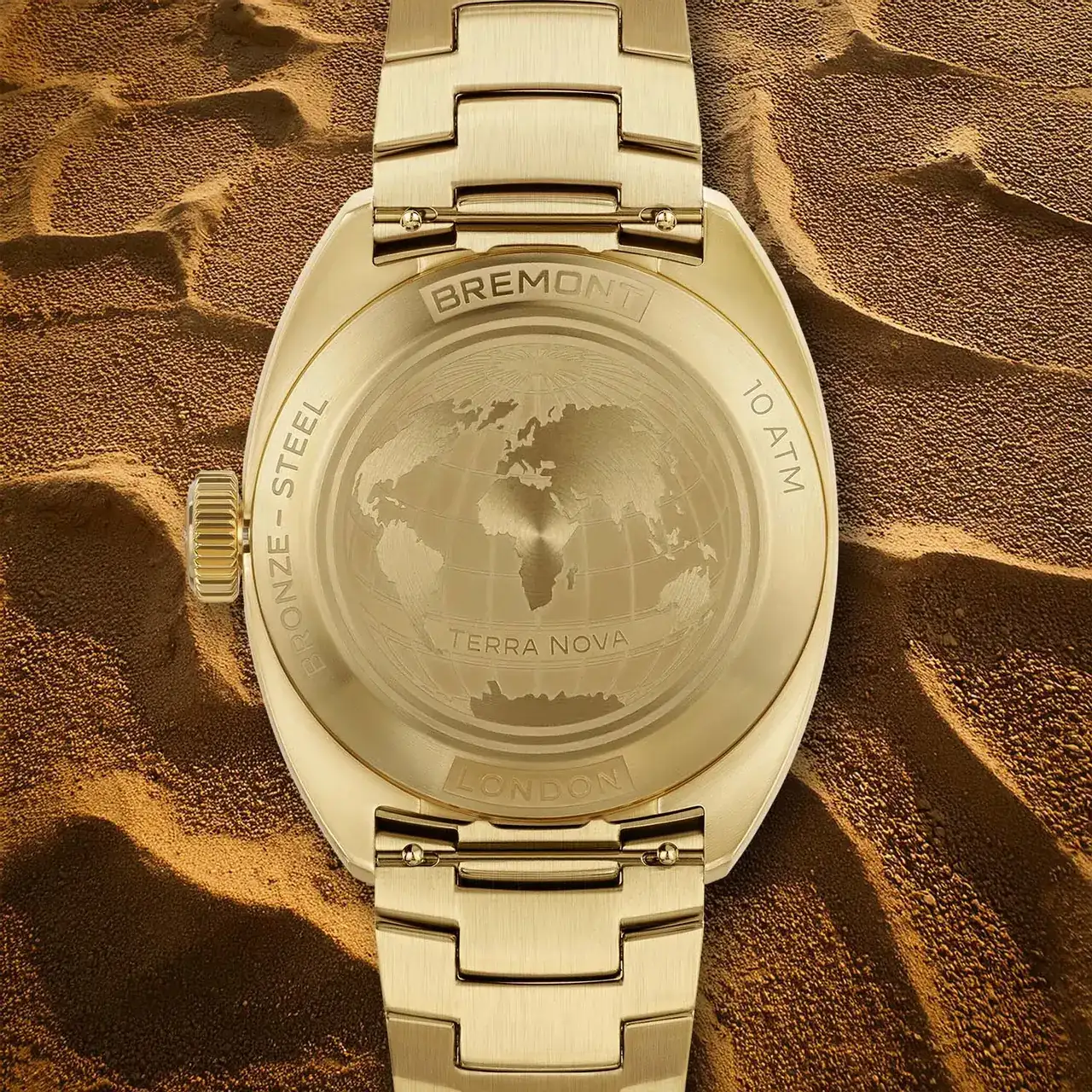 Bremont Terra Nova 40,5 mm Bisel giratorio Reserva de marcha Bronce - 1