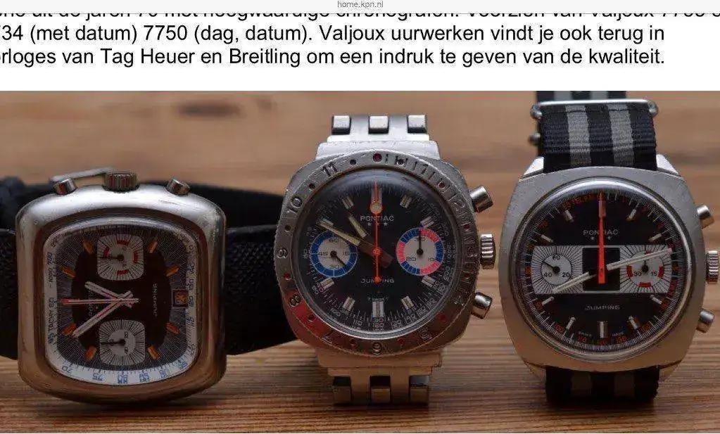 Pontiac Nageur Eta 1260 | Relojes Especiales, EL foro de relojes