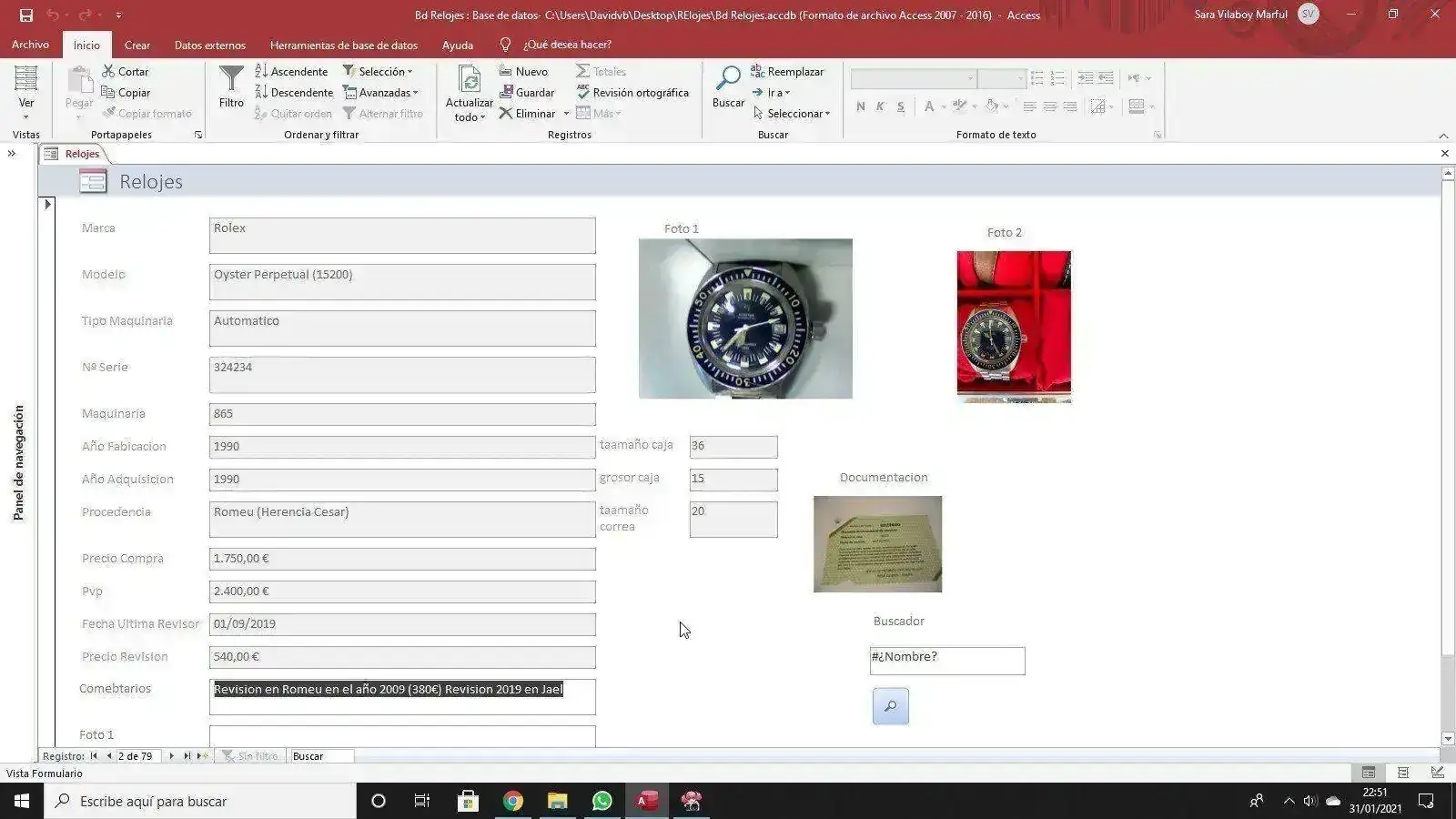 Access - Bd Relojes  Base de datos- CUsersDavidvbDesktopRElojesBd Relojes.accdb (Formato de a...webp