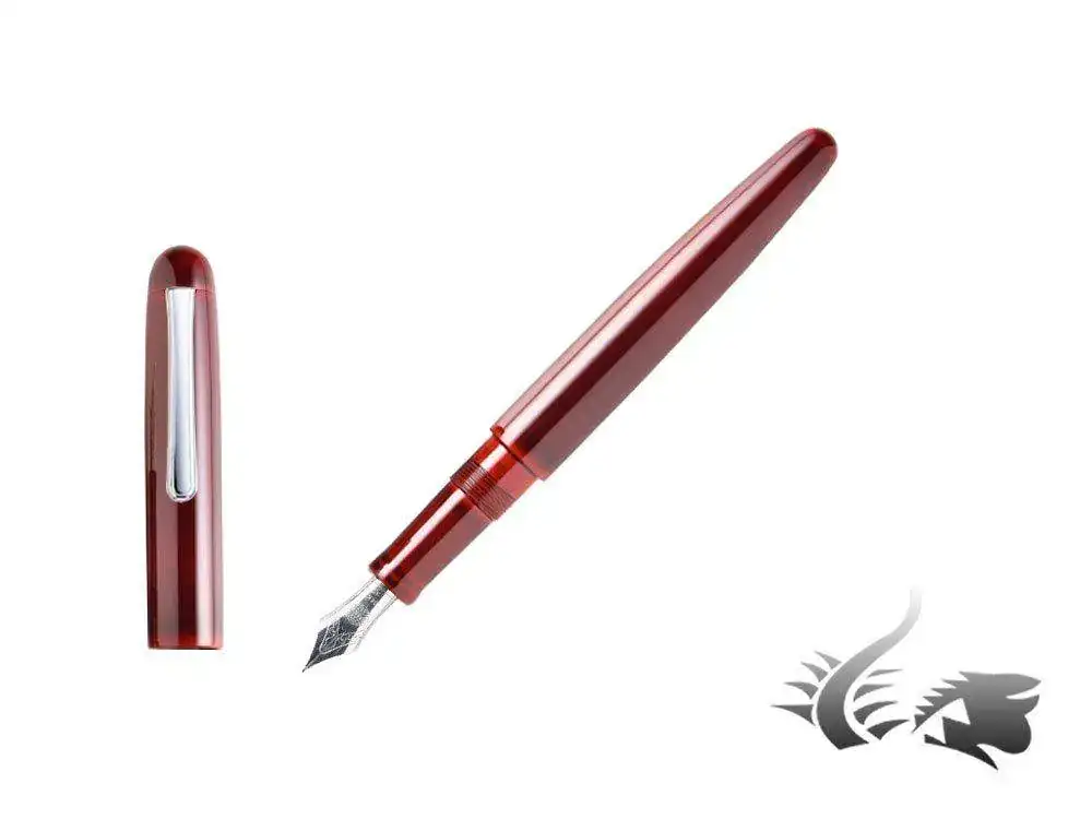 ain-Pen-Aka-Tamenuri-Long-Ebonite-Rhodium-plated-2.webp