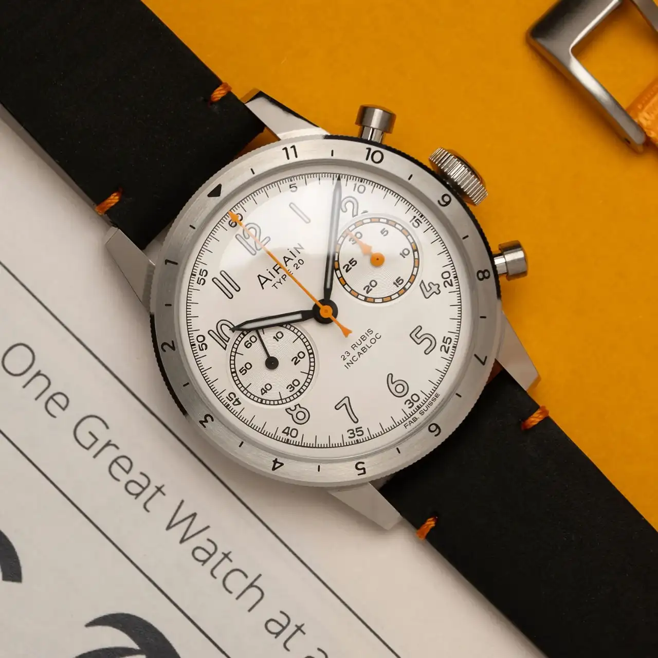 Airain-Type-20-ACE-White-Dial-Orange-Accents-Flyback-Chronograph-Ace-Jewelers-2.webp