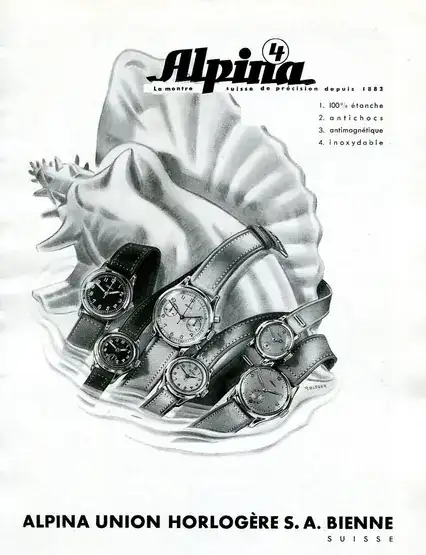 Alpina Werbung 1950.webp