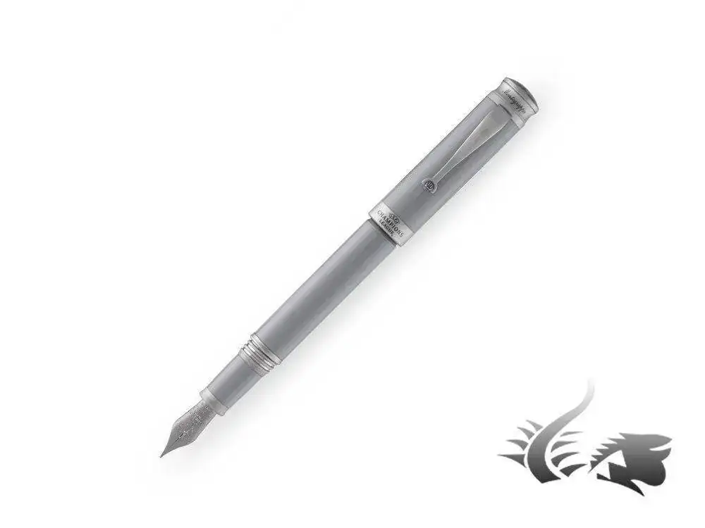 ampions-League-Fountain-Pen-Grey-resin-ISUBN-AJ--2.webp