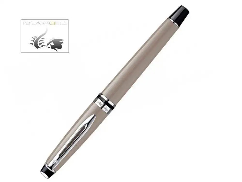 an-Expert-Fountain-Pen-Lacquer-Chrome-trim-Taupe-2.webp