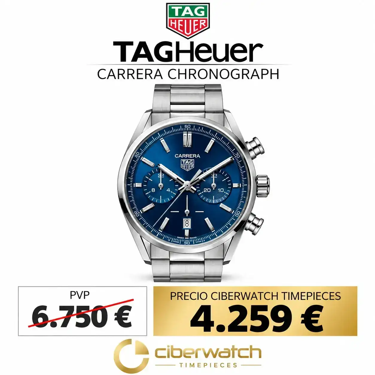 Anuncio de lujo TAG Heuer Carrera.webp