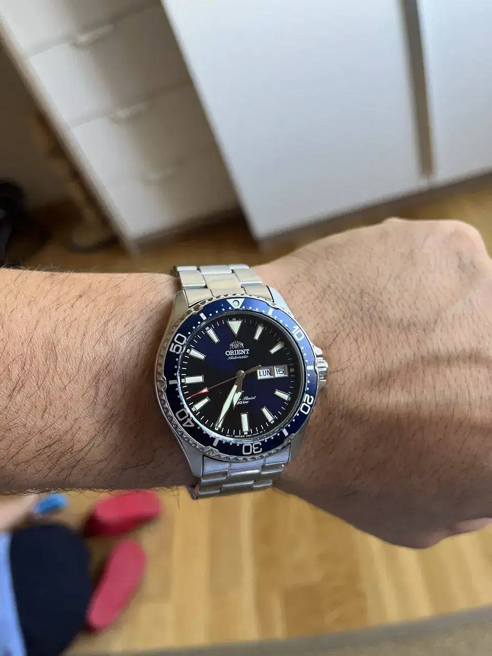 Orient kamasu rojo sale