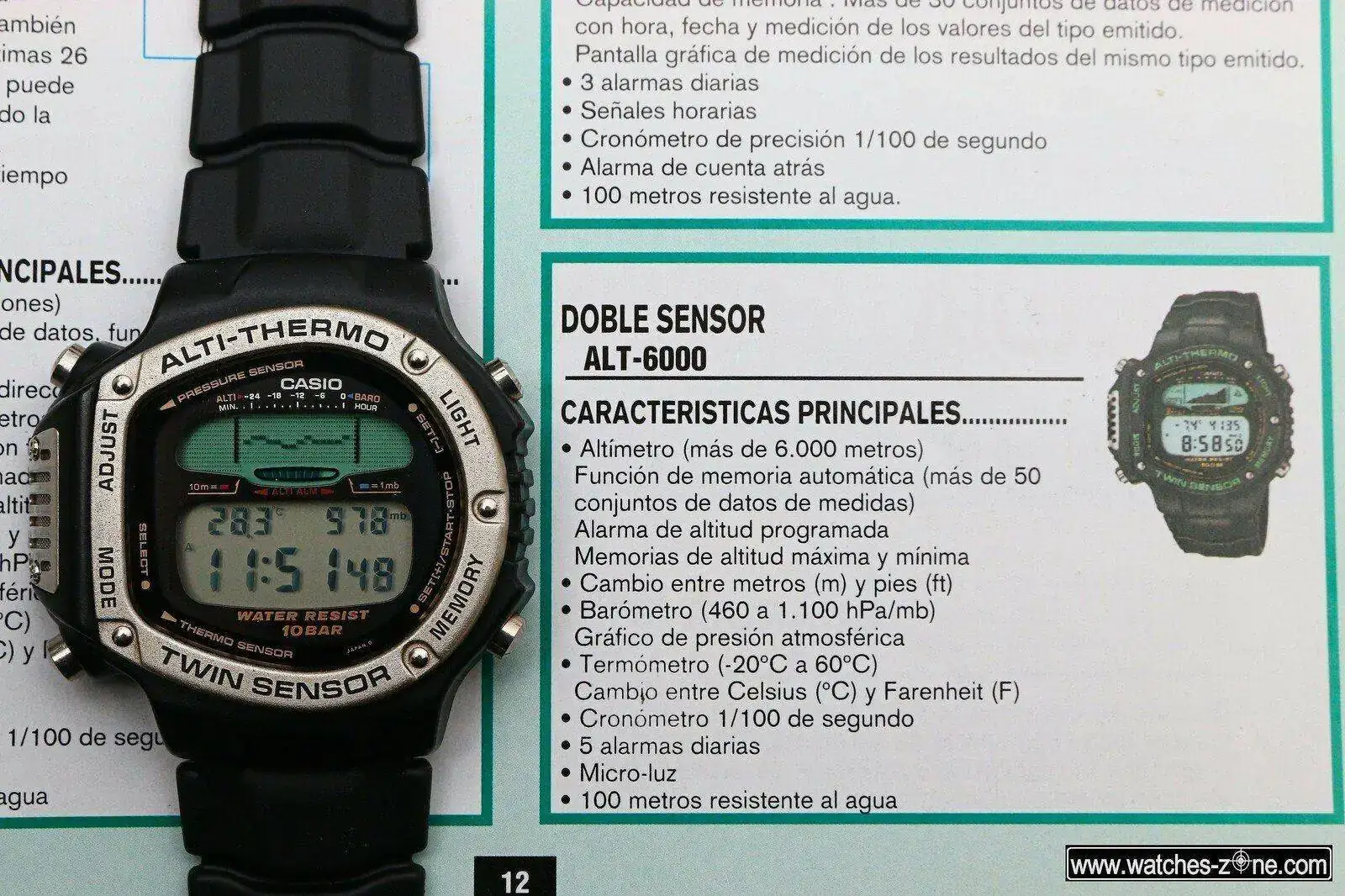 casio illuminator twin sensor