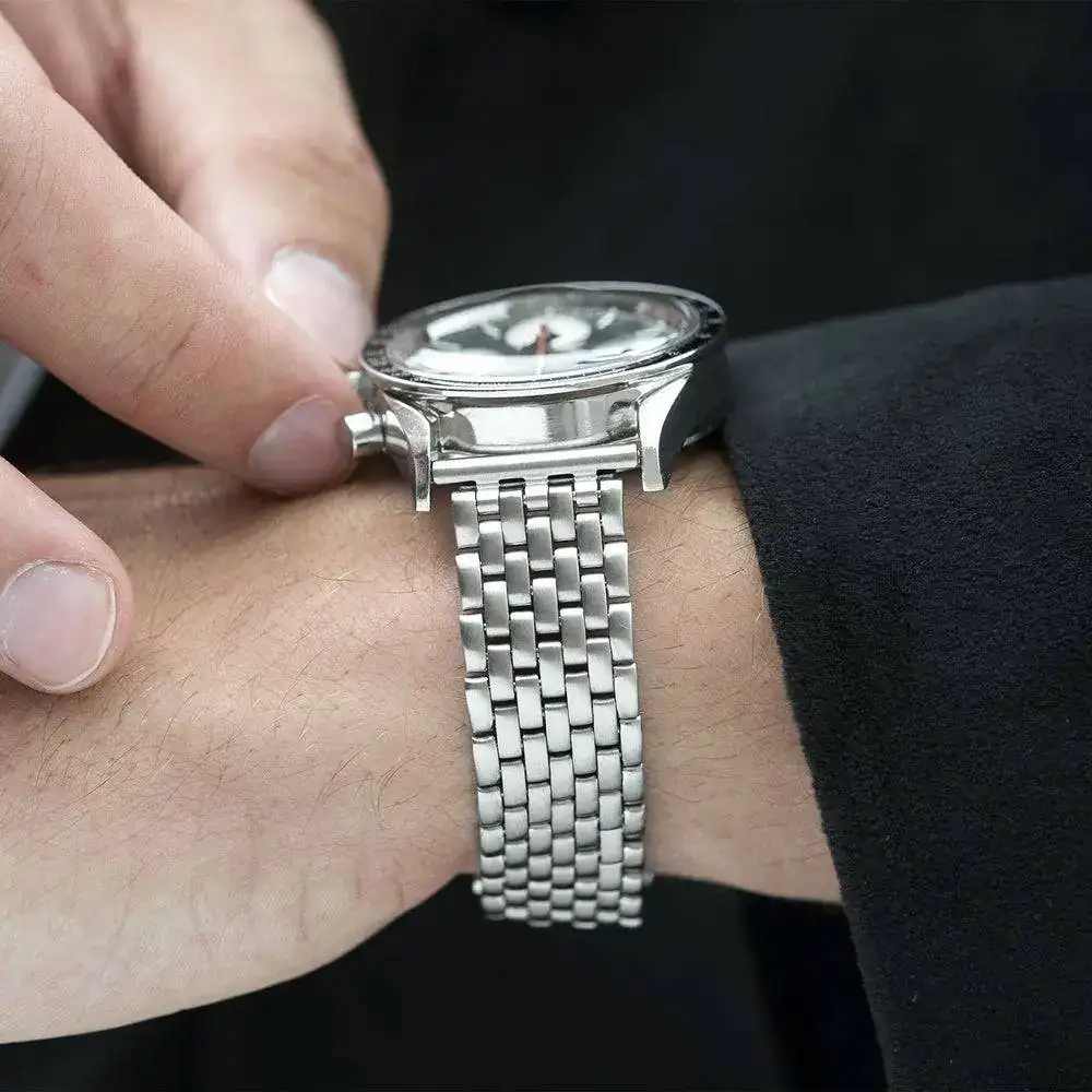 Beads_Of_Rice_Matte_Finish_Straight_End_Link_Steel_Watch_Bracelet_02.webp