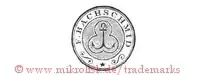 F. Bachschmid (en un círculo con ancla, forma redonda y estrella)