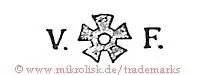 V. F. (mit Malteserkreuz-Stellungsrad)