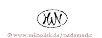HWN (im Oval aus Punkten)