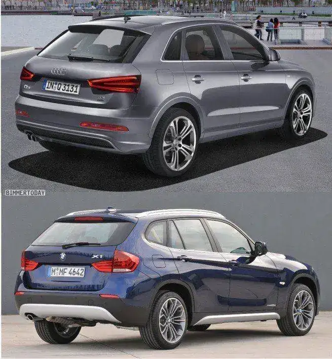 Bildvergleich-Audi-Q3-BMW-X1-Heck-655x709.webp