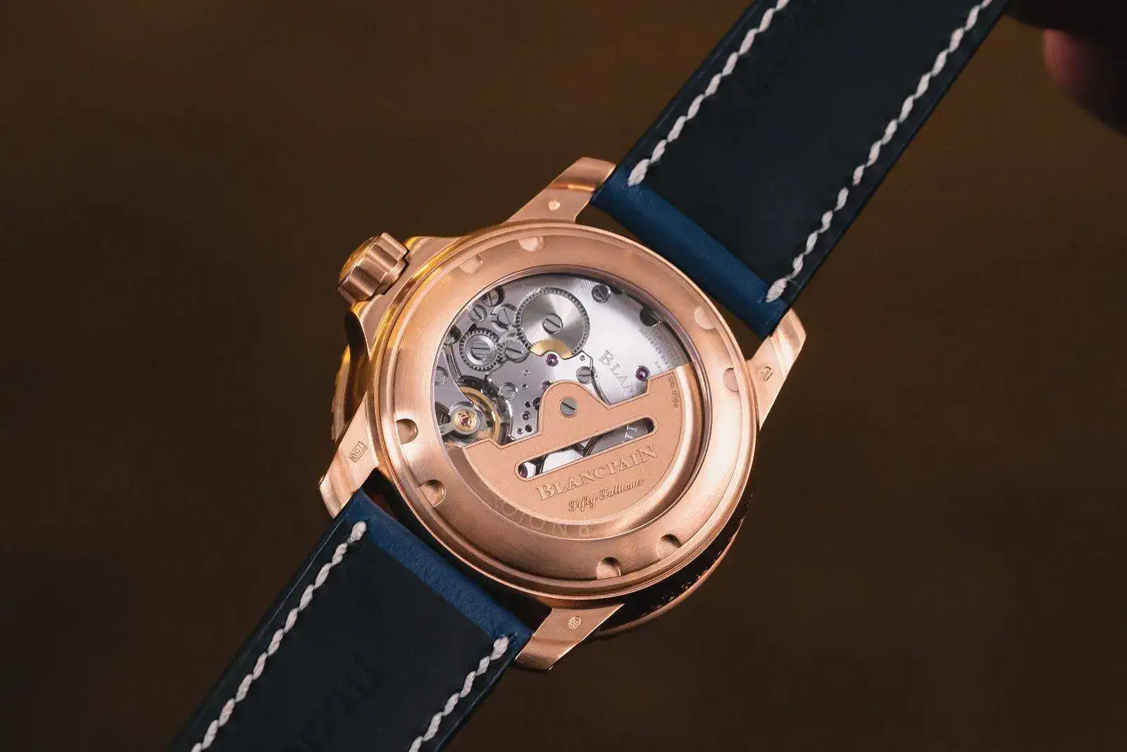 Blancpain Fifty Fathoms Automatique 45mm 300M Blue Dial, Red Gold & Ceramic Bezel (3).jpg