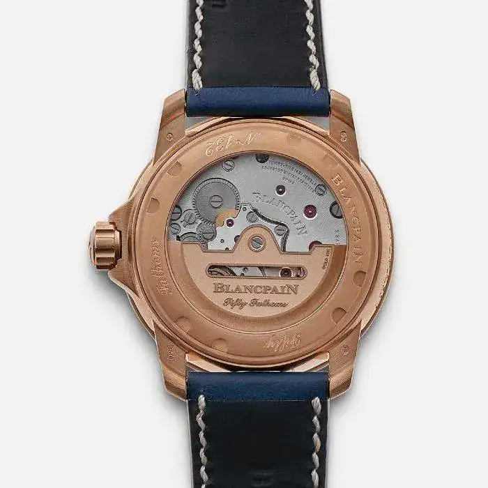 Blancpain Fifty Fathoms Automatique 45mm 300M Blue Dial, Red Gold & Ceramic Bezel (7).webp