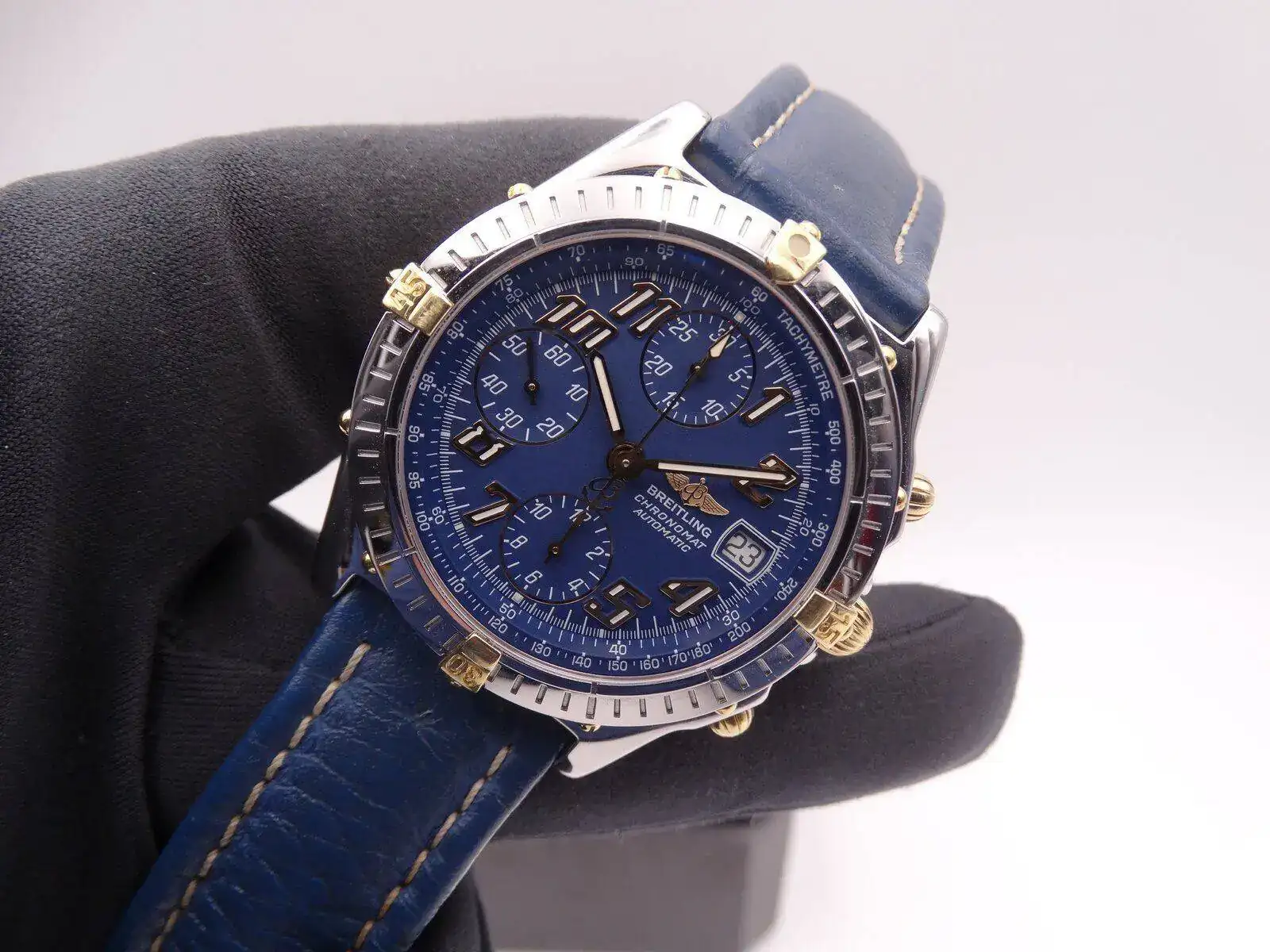 Breitling Chronomat Chronograph Steel Gold 08638.webp