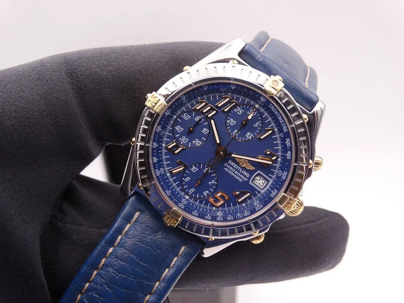 Breitling Chronomat Chronograph Steel Gold 08653.webp