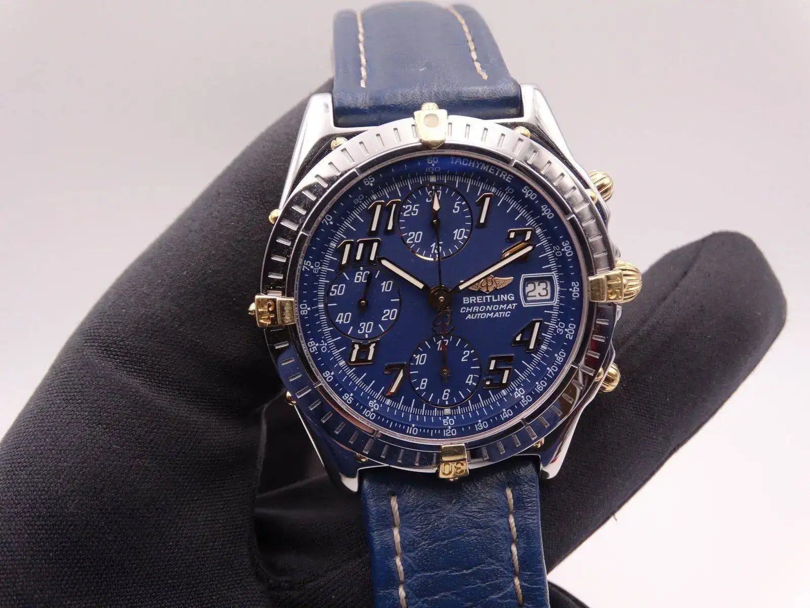 Breitling Chronomat Chronograph Steel Gold 08654.webp