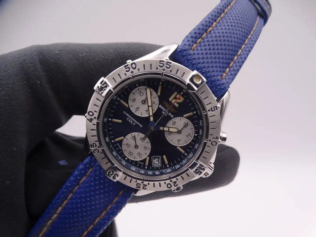 Breitling Colt Quartz Chronograph Blue 02335.webp