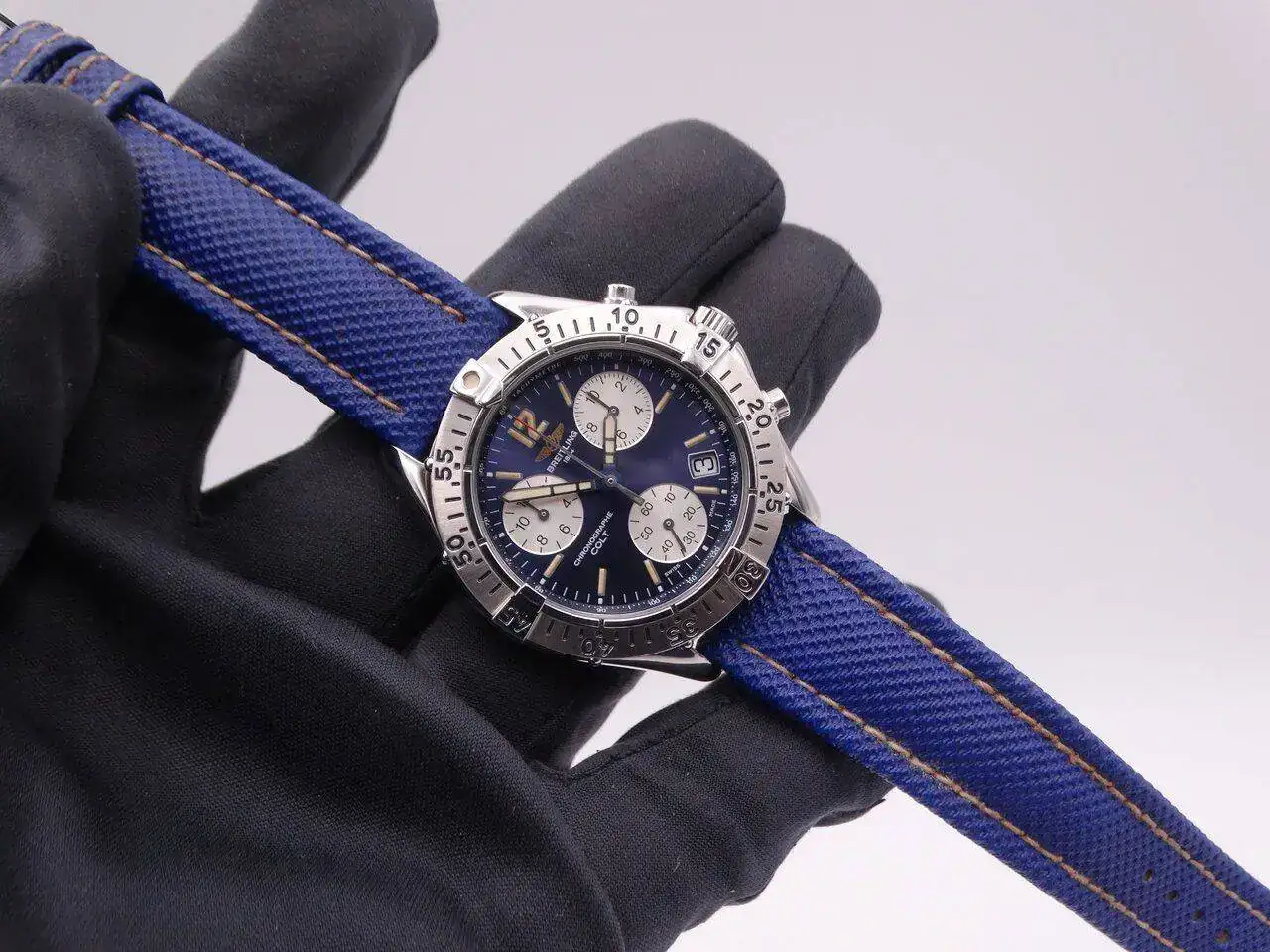 Breitling Colt Quartz Chronograph Blue 02345.webp