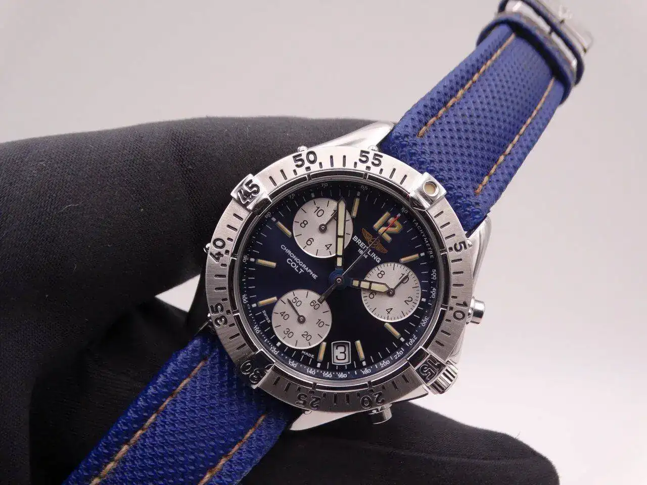 Breitling Colt Quartz Chronograph Blue 02350.webp