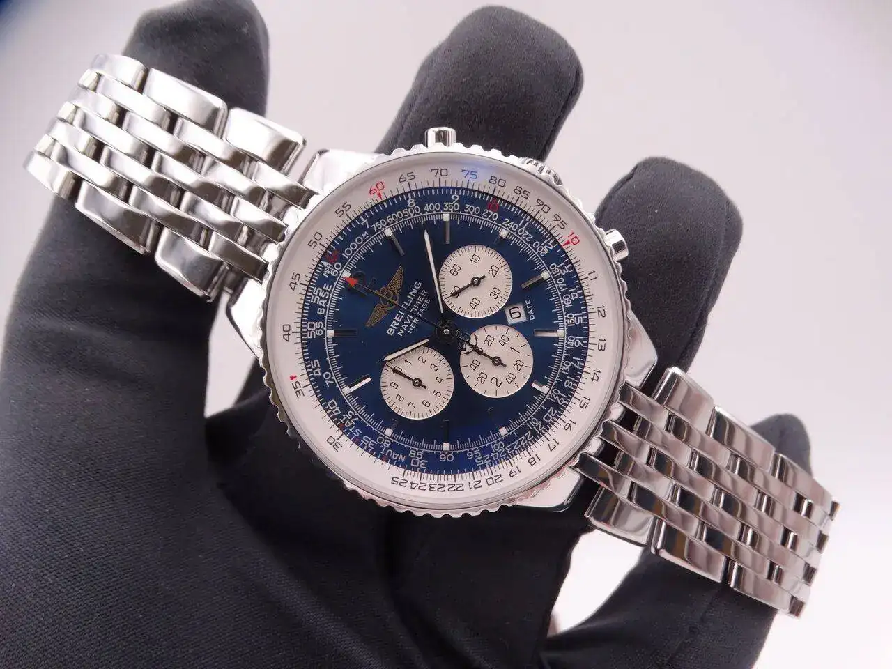 Breitling Navitimer Chronograph Blue 02585.JPG