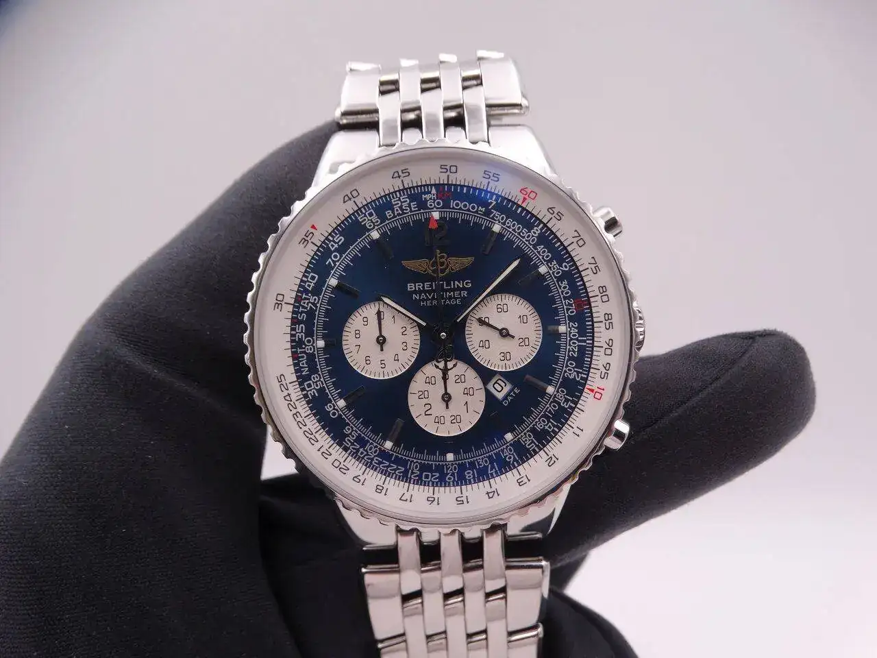 Breitling Navitimer Chronograph Blue 02591.JPG